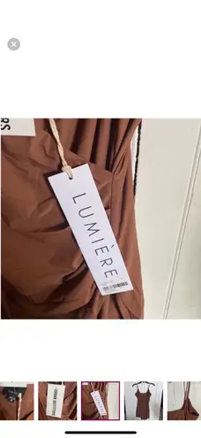 Lumière Lumiere Urban Outfitters Mini Dress Chocolate Brown Size S
