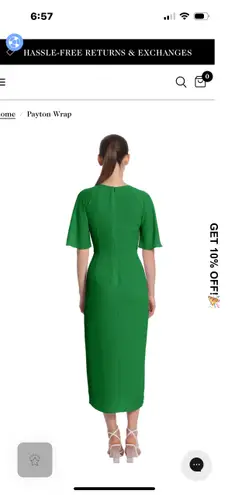 Maggy London Size 8 Green Dress