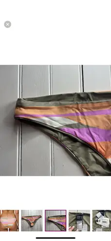 prAna Gemma Bikini Bottoms Waves Size M