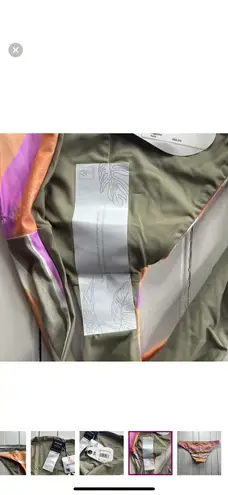 prAna Gemma Reversible Bikini Bottoms Waves Size M