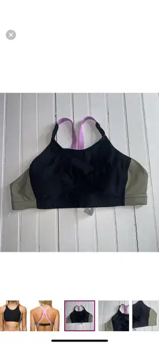 prAna Baja Bound Bikini Top Black Color Block Size XL