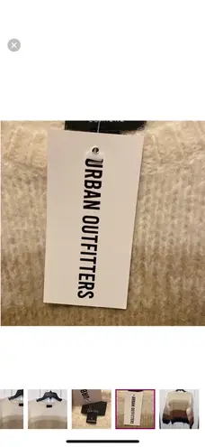 Lumière Lumiere Urban Outfitters Crewneck Sweater Tan Brown Cream Size S