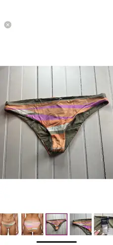 prAna Gemma Bikini Bottoms Waves Size M