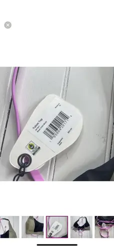 prAna Tulum Bikini Top Black Color Block Size XL