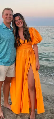 Showpo orange dress