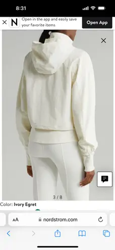 Zella White  Zip Up Workout Jacket