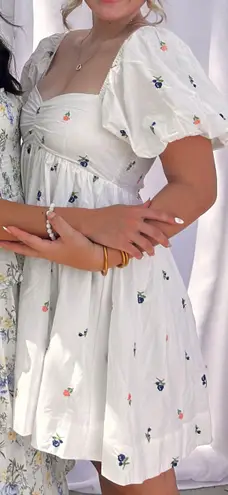 Altar'd State White Floral Dress