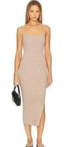 Heartloom Saige Knit Midi Dress in Oat New Womens Sweater Tank