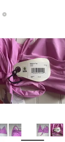 prAna Mallorca Bikini Top Cosmos Pink Size M