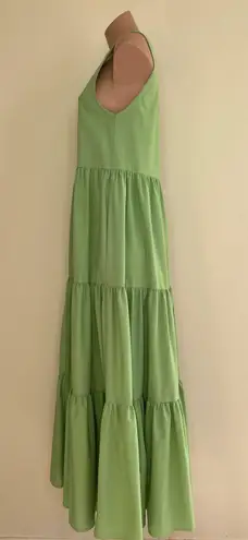 The Comfy And Ready Penny Pocket Maxi Dress Size Small In Jade