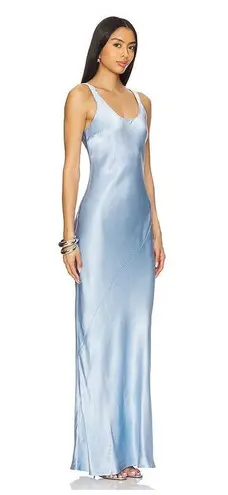 Line and Dot Blue Adelyn Maxi Dress