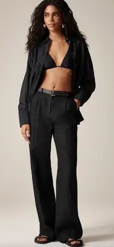 J.Crew  Wide-Leg Essential Pant in Linen - Image 1