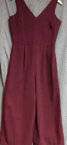 Mud Pie , extra small, cranberry, colored, sleeveless romper, V-neck, jumpsuit