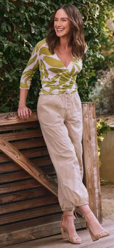 Nic+Zoe POPLIN PARACHUTE ANKLE PANT NWT SIZE 12