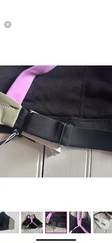 prAna Baja Bound Bikini Top Black Color Block Size XL