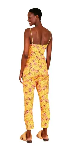 Farm Rio NWT  Banana Sunshine Bow Top Jumpsuit