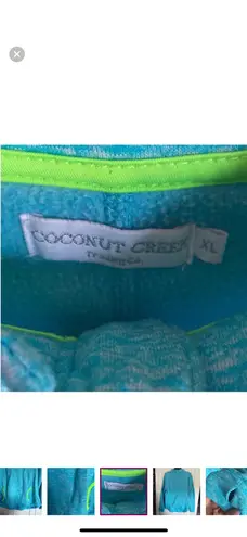 Coconut Creek 3/4 Zip Blue Size XL