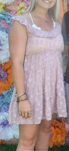 &merci Pink Mini Dress