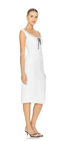 Majorelle Carmen Midi Dress White