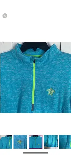 Coconut Creek 3/4 Zip Blue Size XL