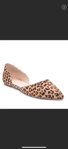 Refresh Animal Print D’orsay Flat