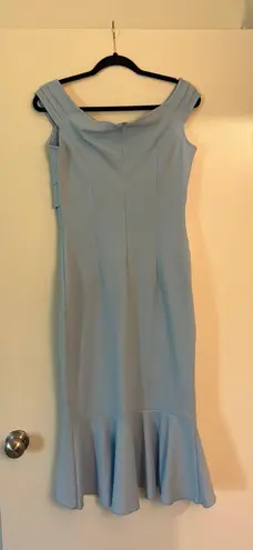 NWT Light Blue Cocktail Wedding Guest Dress Size 8