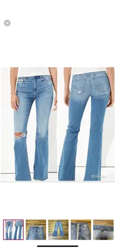 American Eagle Super Hi-Rise Flare Leg Jeans