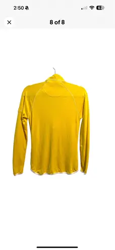 Peter Millar Half Zip Golf Tennis Yellow Jacket Sz S Preppy Embroidered Logo