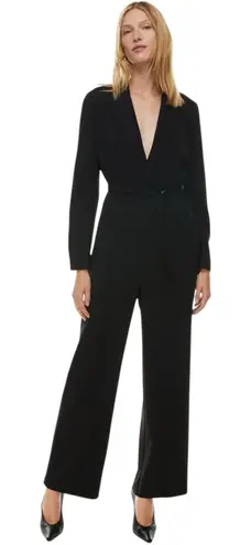 Babaton New Aritzia Innovator Black Straight Leg Jumpsuit Size 4