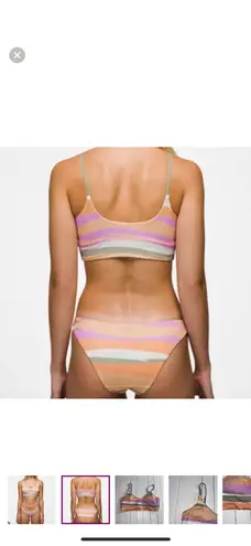 prAna Willow Falls Bikini Top Waves Size M