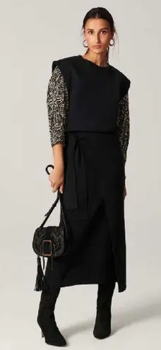 Ba&sh  Eloha Sweater Wrap Midi Skirt - Image 1