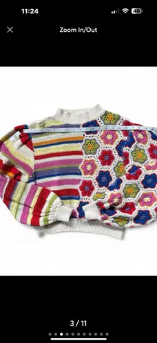 Farm Rio HANDMADE CROCHET SWEATER SIZE SMAL- NEVER WORN- NWOT