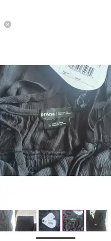 prAna Fernie Wide Leg Jumpsuit Black Size S