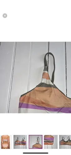 prAna Willow Falls Bikini Top Waves Size M