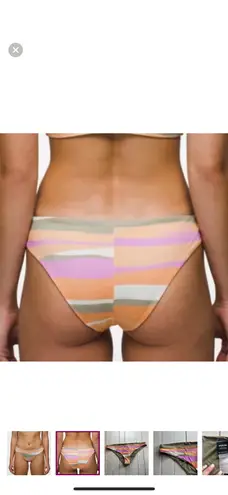 prAna Gemma Bikini Bottoms Waves Size M