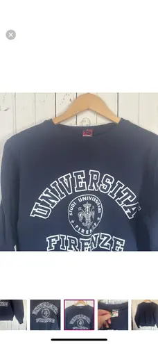 Universita Firenze Crewneck Navy Blue Size S
