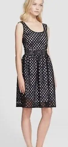 Carven Dress with Lattice Overlay Size 6