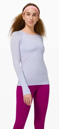 Lululemon Serene Blue Swiftly Tech Long Sleeve Shirt 2.0 