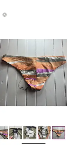 prAna Gemma Bikini Bottoms Waves Size M