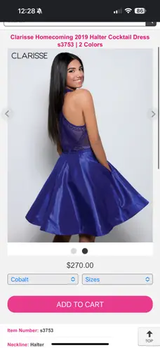 Clarisse Homecoming Dress