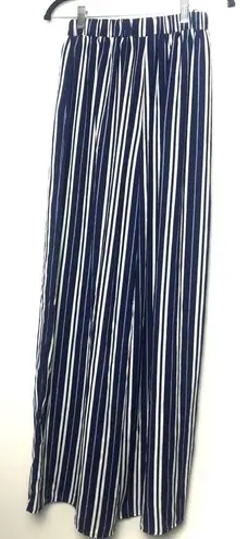 Showpo . There You Were Striped Pants Set. PANTS ONLY. Blue / White