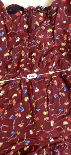 Madewell Button Front Romper In Painted Carnations - Image 5