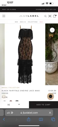 JLUXLABEL Brand New Black Lace Dress