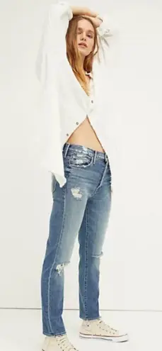 đź’•MOTHER SUPERIORđź’• The Trickster Ankle Jeans ~ On Holy Ground 26 NWOT Blue