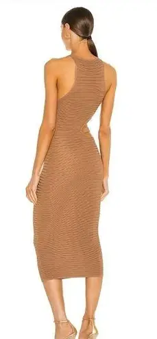 Michael Costello  x REVOLVE Athena Midi Dress in Mushroom