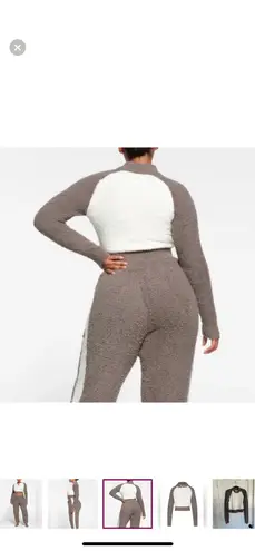 SKIMS NWT Cozy Knit Zip-up Limited Edition Jacket size L/XL