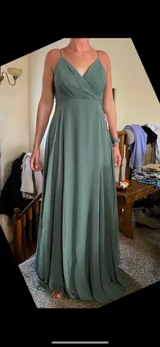 Birdy Grey Green ( Sea Glass) Bridesmaid Dress