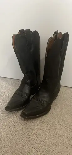 Justin Black  Cowboy Boots