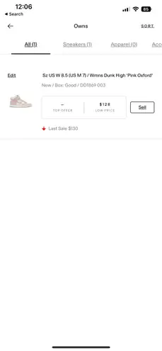 Nike High Dunks Pink Oxford