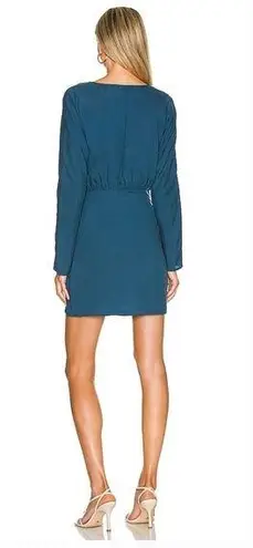 L'Academie  The Lorriana Mini Dress in Navy Blue